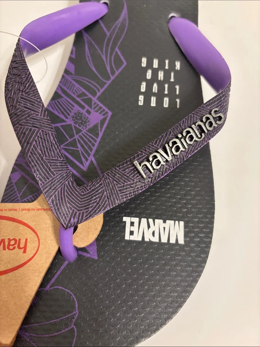 Men’s Havaianas Black Panther Flip Flops - 9/10